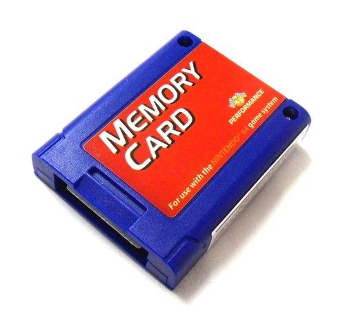 N64 Memory Card (blau)