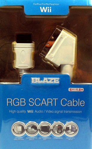 Blaze RGB Scart Kabel für Wii