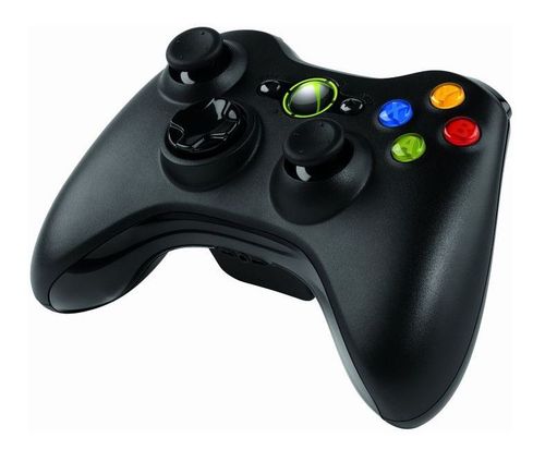 Xbox 360 MS wireless Controller (schwarz)